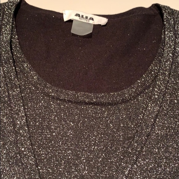 Beautiful sparkly classic black and silver top - Picture 3 of 5